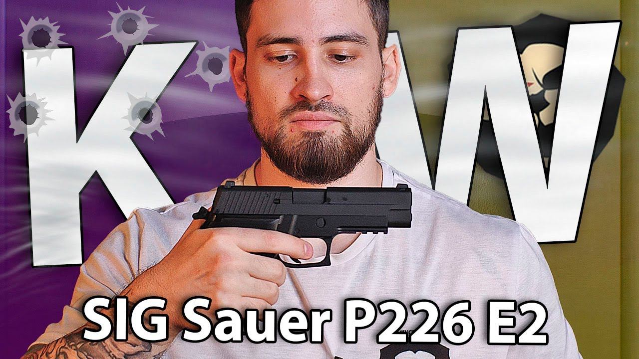 Страйкбольный пистолет KJW SIG Sauer P226 E2 (6 мм, GBB, Gas) видео обзор смотреть онлайн