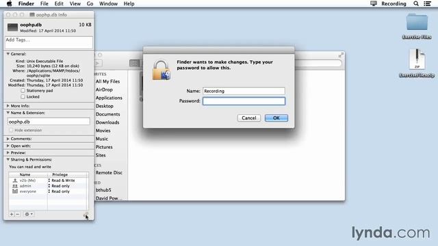 01 04 Setting SQLite permissions смотреть онлайн
