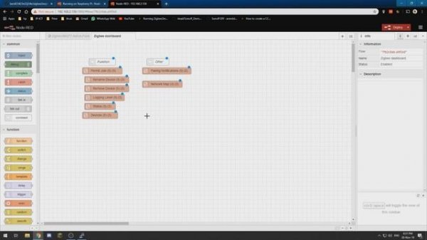 Zigbee2mqtt dashboard using nodered and mqtt