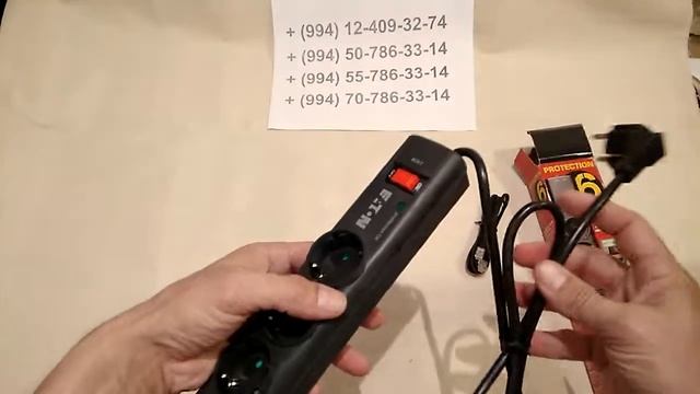 СЕТЕВОЙ ФИЛЬТР EATON PROTECTION STRIP6 (68585) в Баку / Bakida смотреть онлайн