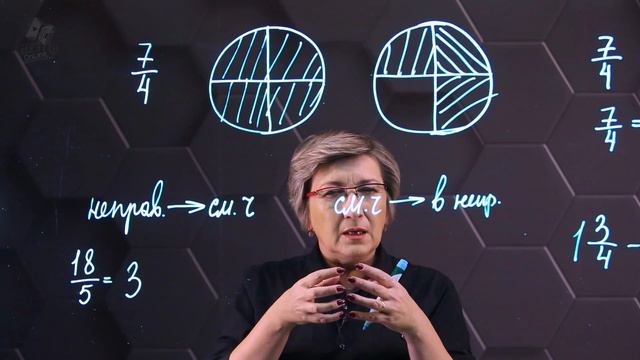 Смешанные числа. 5 класс. смотреть онлайн