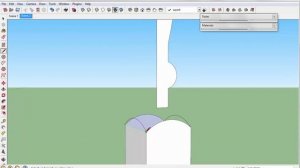 Рисуем балясину в SketchUp