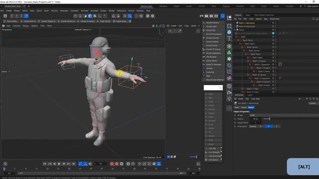 Cinema 4d Tutorial How Create Controllers for Rigged Characters смотреть онлайн