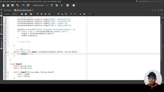 Linked List - Struktur Data & Algoritma menggunakan Java смотреть онлайн
