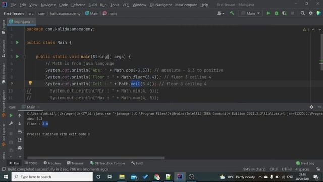 Java math class and functions | Tamil смотреть онлайн