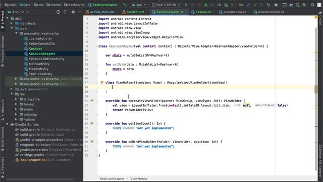 RecyclerView in Android Part 1 (Persian) смотреть онлайн