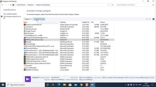 How To Uninstall The KMPlayer From Windows 10 (2020) смотреть онлайн