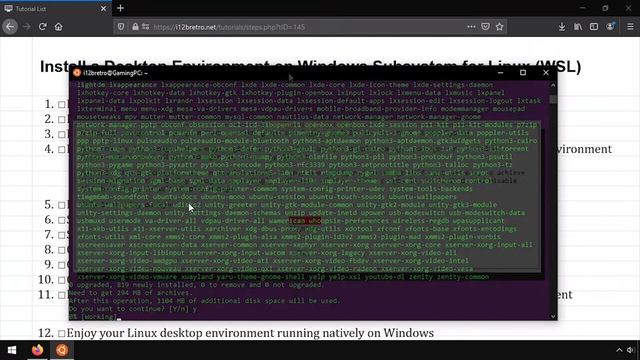 Install a Desktop Environment on Windows Subsystem for Linux WSL смотреть онлайн