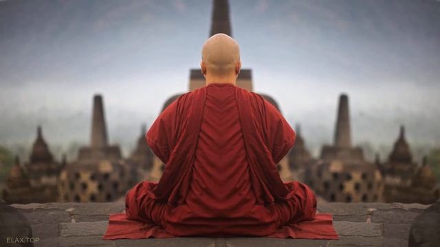 Медитация и оздоравливающее горловое пение тибетских монахов. Визуализация звука. 5 минут отдыха.