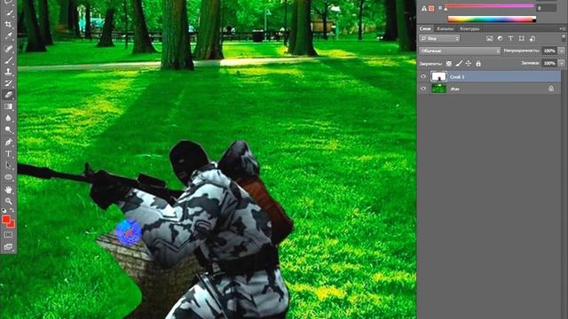Как сделать привидение в фотошопе CS6 смотреть онлайн