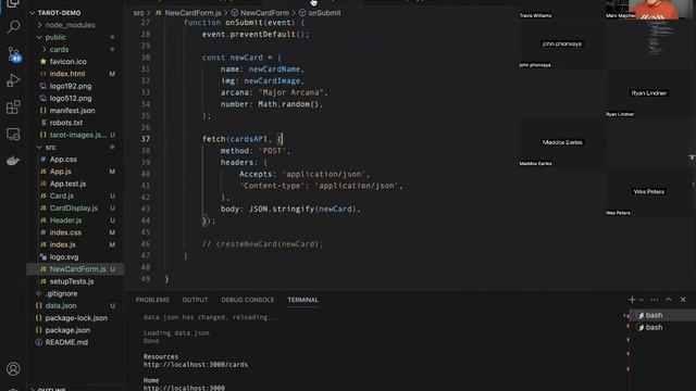 052223 React useEffect and fetch смотреть онлайн
