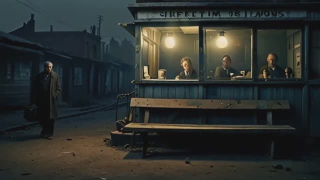 Нейроклип-"Сидишь ты в замшелом киоске"(Ai Rock) (Udio Ai) смотреть онлайн