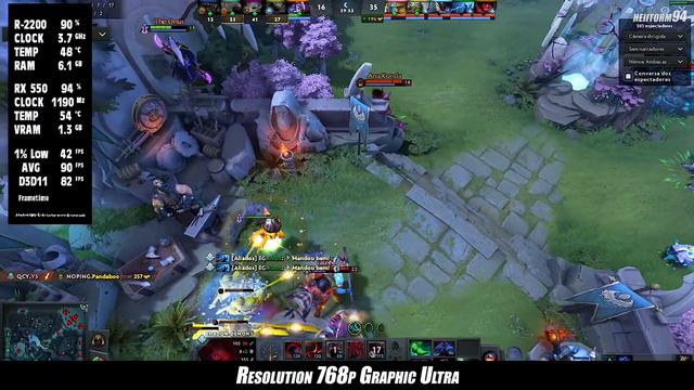 RYZEN 3 2200G RX 550 In 10 GAMES