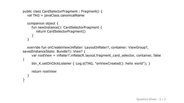 Android : NullPointerException when trying to access views in a Kotlin fragment смотреть онлайн