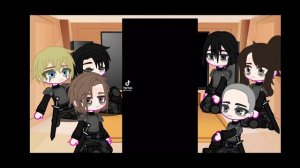 Aot characters react to eren as dazai |🇷🇺| Персонажи атаки титанов реагируют на прошлую Эрена 1/2