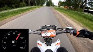 KAYO K1 2022 МАКСИМАЛЬНАЯ СКОРОСТЬ