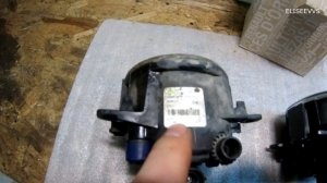 РЕНО ДАСТЕР замена противотуманной фары