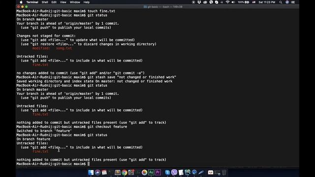 19. Git for beginners. Git stash. How to save unfinished work in Git? смотреть онлайн
