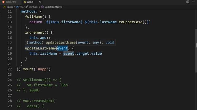 Vue Js web Development 2021 Tutorials part- 15 ( Passing on Data with Events ) смотреть онлайн