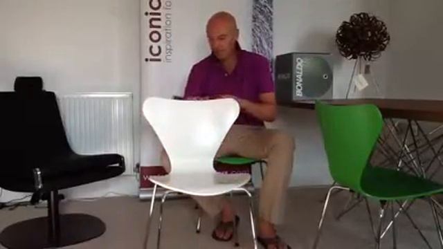 Introducing the Series 7 dining chair inspired by Arne Jacobsen - Iconic Interiors смотреть онлайн