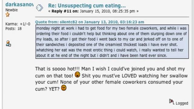 Re Unsuspecting Cum Eating.... смотреть онлайн