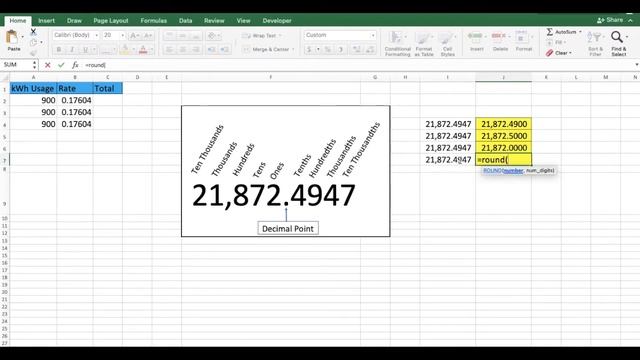 How to Use the ROUND Function смотреть онлайн