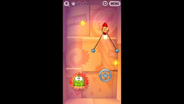 Cut the Rope Experiments 4-14 Walkthrough - Rocket Science смотреть онлайн