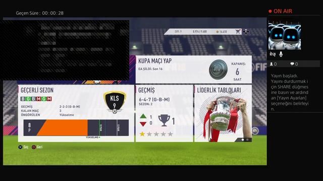 FIFA 18 Online mac ve kariyer oynuyoruz смотреть онлайн