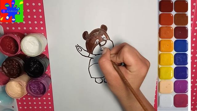 Медвежонок Миша. Михаил из мультика Оранжевая корова. смотреть онлайн