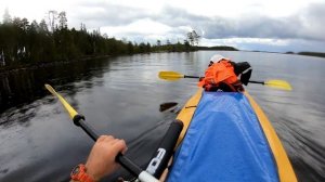 Окунь монстр | Озеро Рухнаволок | На байдарке по озеру Кереть 2018