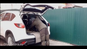 Тележка для лодочного мотора. Перевозка на ПРАВИЛЬНОМ БОКУ 4Т лодочного мотора
