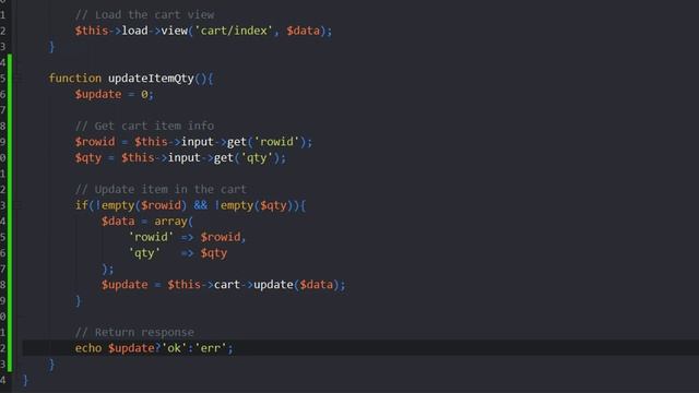 Shopping Cart Implementation in CodeIgniter смотреть онлайн