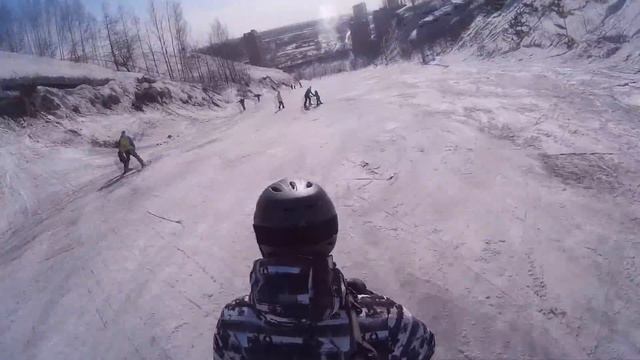 Горно-лыжный комплекс Иня 27.02.2016 смотреть онлайн