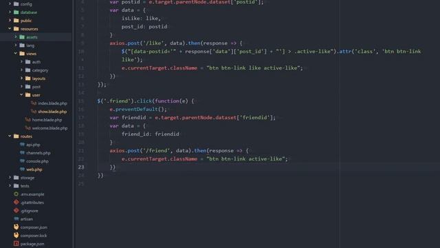 Add Friends - How to build a Social Media Website using Laravel 5.4 - Part 14 смотреть онлайн