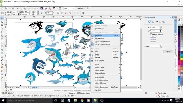 karakter hiu vektor free download format cdr coreldraw смотреть онлайн