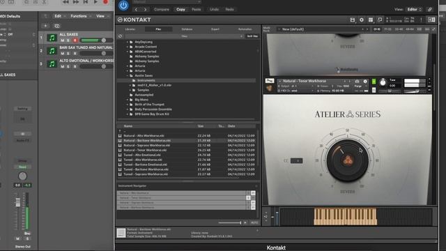 Austin Saxes | Musical Sampling | Fast-Attack Saxes for Quick and Easy Sketching смотреть онлайн