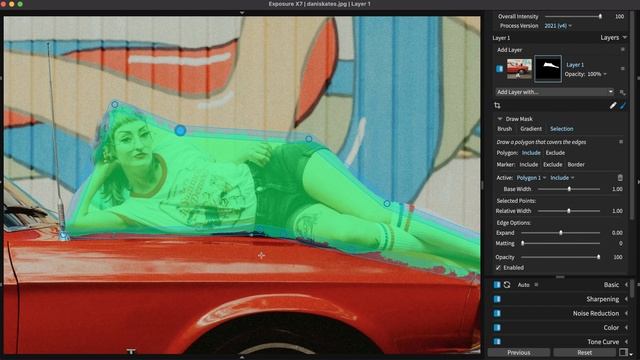 Exposure X7 Preview - Polygon Selection Tool смотреть онлайн