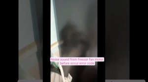 E FF Error , LG Refrigerator Error code E FF, Fan motor freezer defect.
