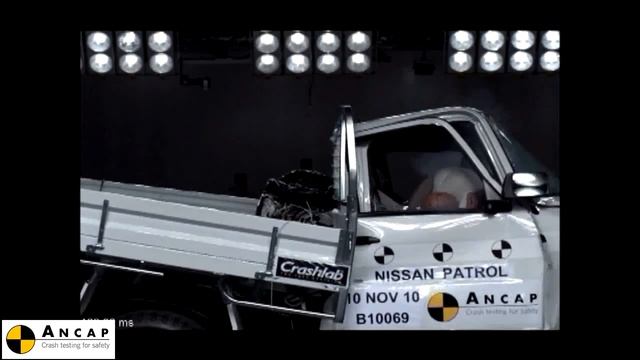 Nissan Patrol 2010 ANCAP Crash Test смотреть онлайн