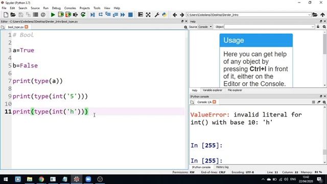 Python proqramlaşdırma dili 6.Bool data type смотреть онлайн