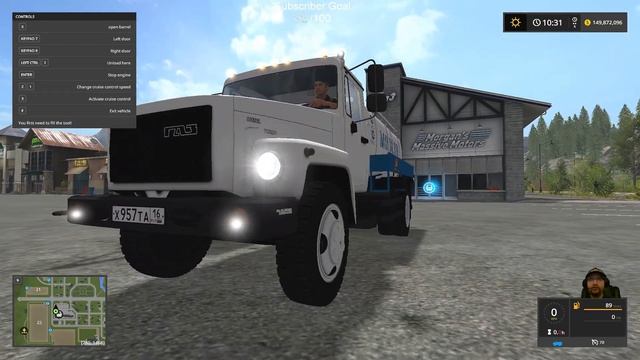 FS17 - GAZ 3309 Milk and Water- Mod Review смотреть онлайн