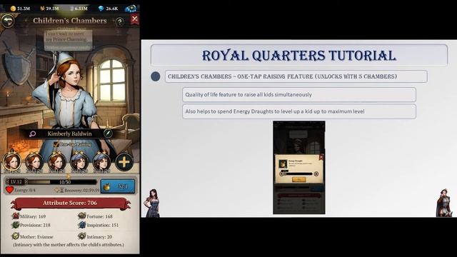 King's Throne Tutorial - Royal Quarters смотреть онлайн