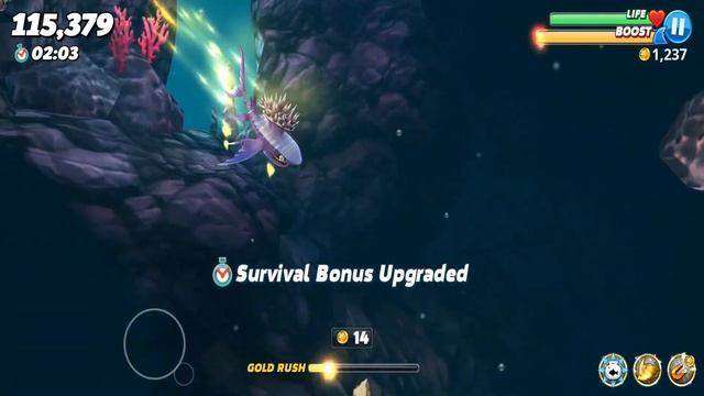 Hungry Shark World: Gameplay Walkthrough Part 5 - Spike Shark (iOS, Android) смотреть онлайн