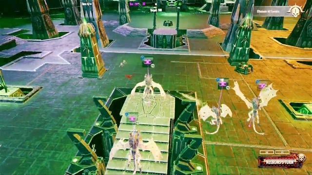 NECRON ARMY vs HIVE TYRANTS • WARHAMMER 40000 BATTLESECTOR • EPIC TYRANIDS GAMEPLAY HD смотреть онлайн