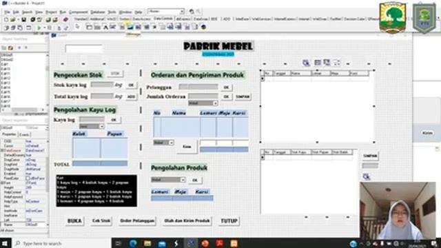 SDA Kelompok 6 : Aplikasi Pemograman pada Pabrik Mebel dengan C++ Builder dan database MySql смотреть онлайн
