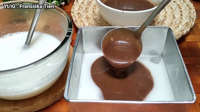 4 BAHAN SAJA JADI MAKANAN PENUTUP TERENAK DAN LEMBUT - RESEP PUDING SANTAN ZEBRA - OLAHAN SANTAN смотреть онлайн
