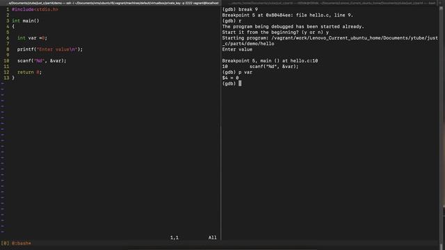Overview of GDB ( GNU Debugger ) | Debugging A C Program | Live Demo смотреть онлайн