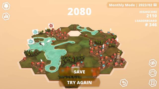 Dorfromantik Monthly Mode 2023/02 round 1 - Gameplay смотреть онлайн