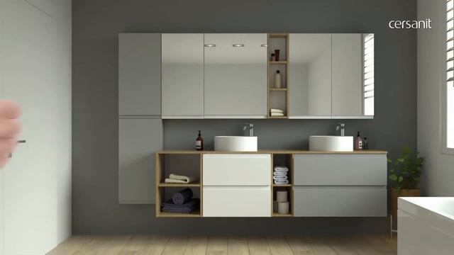 CERSANIT MODUO — коллекция модульной мебели от Cersanit смотреть онлайн
