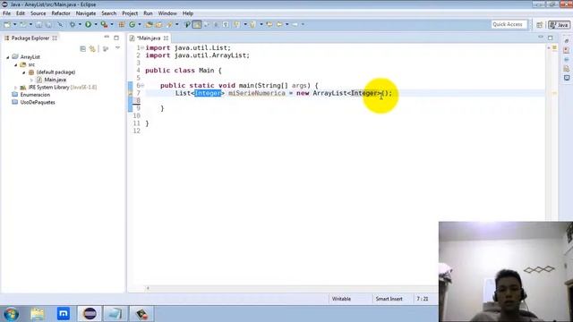 Tutorial de ArrayList en Lenguaje Java con Eclipse смотреть онлайн